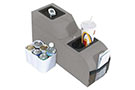 420 Padded Locking Catch All Console (Gray)