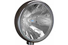 8-inch round VisionX Halogen Spot Beam Light with clear lens in chrome housing