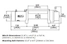 Warn XD9000 Low Profile Electric Winch Schematic
