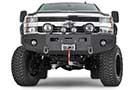 Warn Heavy Duty Front Bumper without Grille or Brush Guard for Chevy Truck