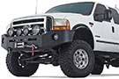 Warn Heavy Duty Front Bumper without Grille or Brush Guard for Ford Truck