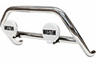Westin Contour Safari Bar - Chrome Stainless Steel Finish w/ Mounted Lights