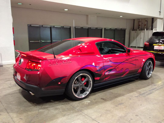 Ford mustang pink