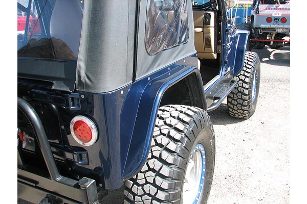 Genright 4 Rear Hi Fender Tube Flares 76 06 Cj7 Lj Tj And Yj