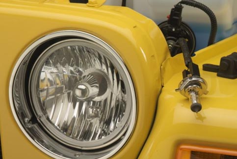 rampage headlight h4 conversion inch tjl msr cj wrangler 1958 tj 2006 round