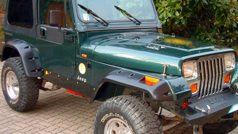 Bushwacker Cut-Out® Fender Flares Set 1987-1995 Wrangler ...