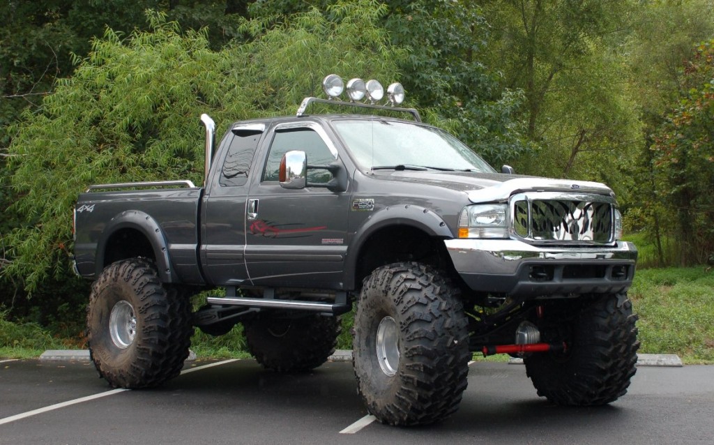 Toyota truck with big tires