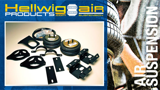 Hellwig air suspension product with logo.