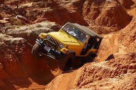 Jeep in the dirt