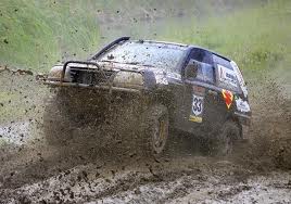 Jeep Cherokee in the dirt