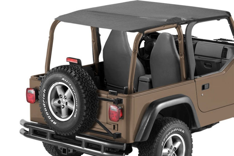 Bestop Safari Bikini Tops For 2003 2006 TJ Wrangler 4WheelOnline