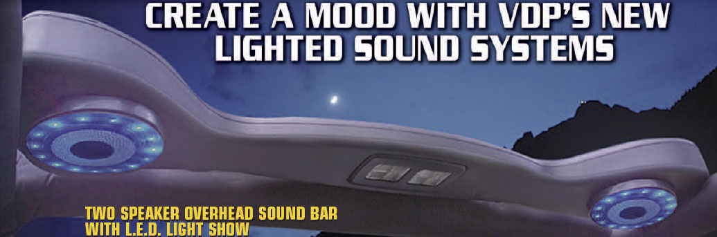 Jeep Sound Systems By Vdp Center Overhead Sound Bar With Led Show