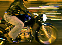 Guy on a motorcycle