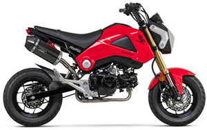 Honda Grom with exhaust kit