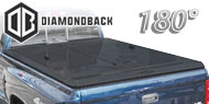 DiamondBack 180° Truck Covers Black Aluminum