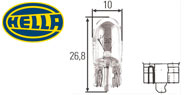Hella T3.25 Incandescent Bulb