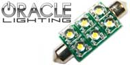 Oracle 44MM 6 LED <br />Festoon Bulbs 3-Chip