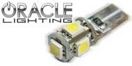 Oracle T10 5 LED 3-Chip SMD Bulbs
