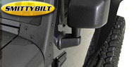 Smittybilt Black Windshield Brackets for 2007-17 Wrangler JK