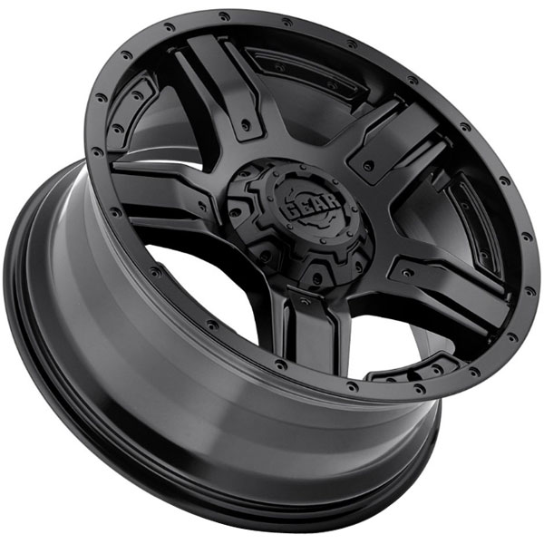 Gear Alloy 740B Manifold Satin Black Wheels | 4WheelOnline.com