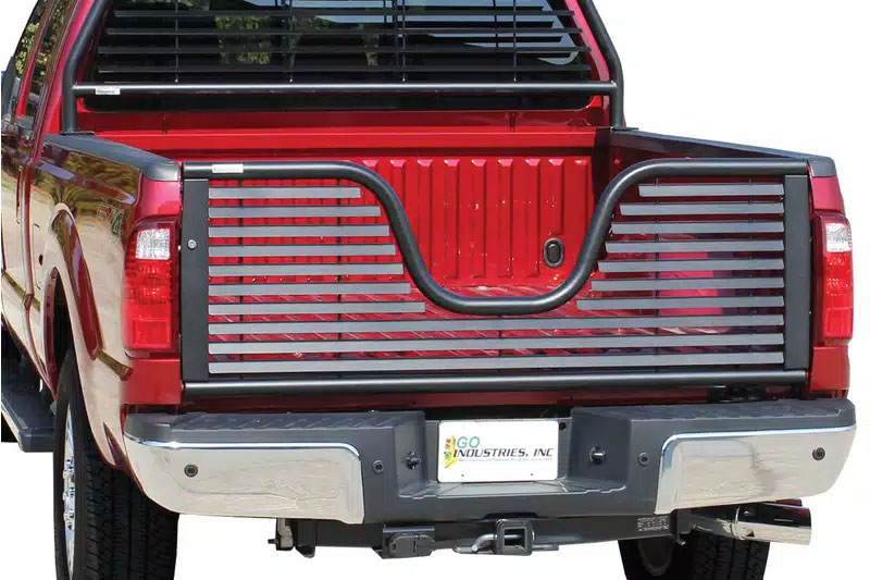 Go Industries Louvered V-Gate Tailgates Black Top | 4WheelOnline.com