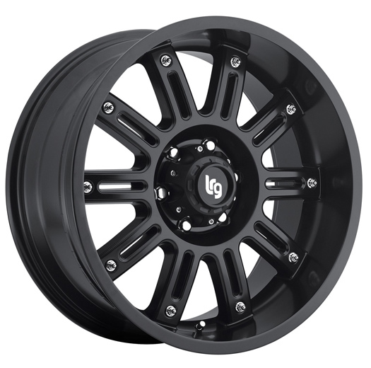 LRG Apache 102 Satin Black Wheels | 4WheelOnline.com