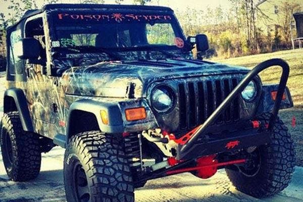Poison Spyder Hard Core Front Bumper Trail Stinger For 97-06 Jeep Wrangler TJ LJ