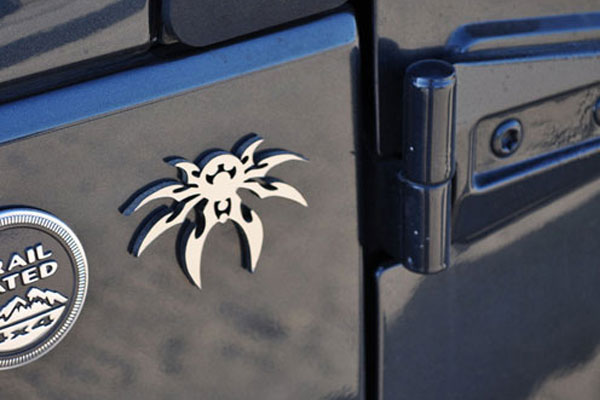 Poison Spyder Chrome Spyder Emblem | 4WheelOnline.com