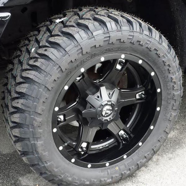 Fuel Wheels D256 - Driller in Black Finish