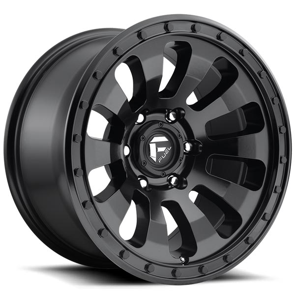 Fuel D630 Tactic Matte Black Wheels | 4WheelOnline.com