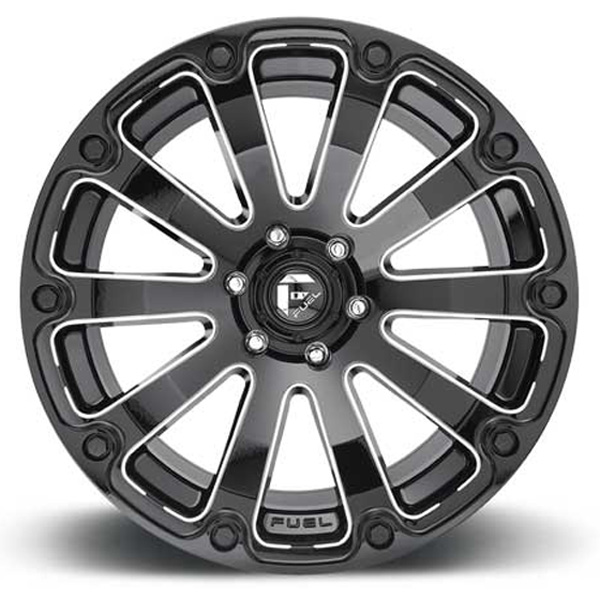 Fuel D598 Diesel Black Milled Gls Wheels | 4WheelOnline.com