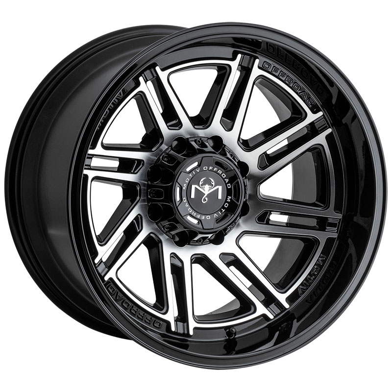 Motiv Offroad 425MB Machined Gloss Black Wheels | 4WheelOnline.com