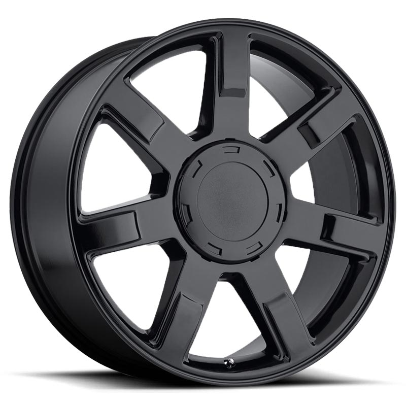 OE Creations PR122 Gloss Black Wheels