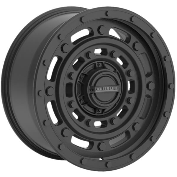 Center Line 843B Patton Satin Black Wheels | 4WheelOnline.com