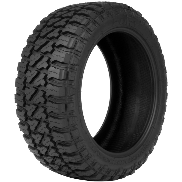Fury Country Hunter M/T Tire - 33X14.50R24 Load E 10 Ply - Mud Terrain, Black Sidewall