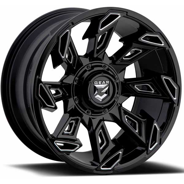 Gear Alloy 752BM Slayer Black Milled Wheels | 4WheelOnline.com