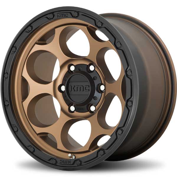 KMC KM541 Dirty Harry Wheels - Matte Bronze w/ Black Lip | 4WheelOnline.com