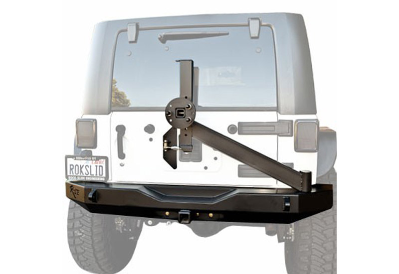 Rock-Slide Engineering Rigid Series Full Rear Bumper with Integrated ...