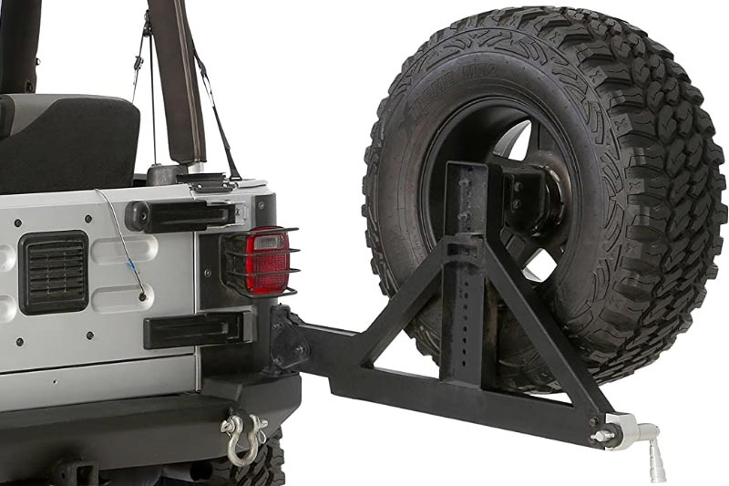 Smittybilt XRC Rear Swing Away Tire Carrier | 4WheelOnline.com