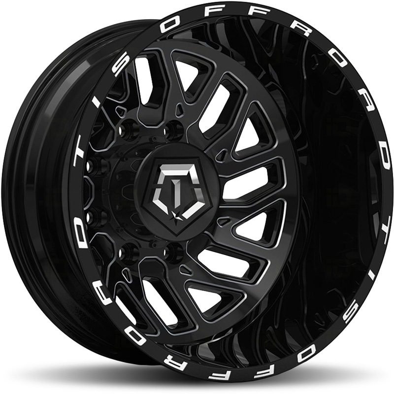 Tis 544bm Dually Gloss Black Wheels 4wheelonline Com