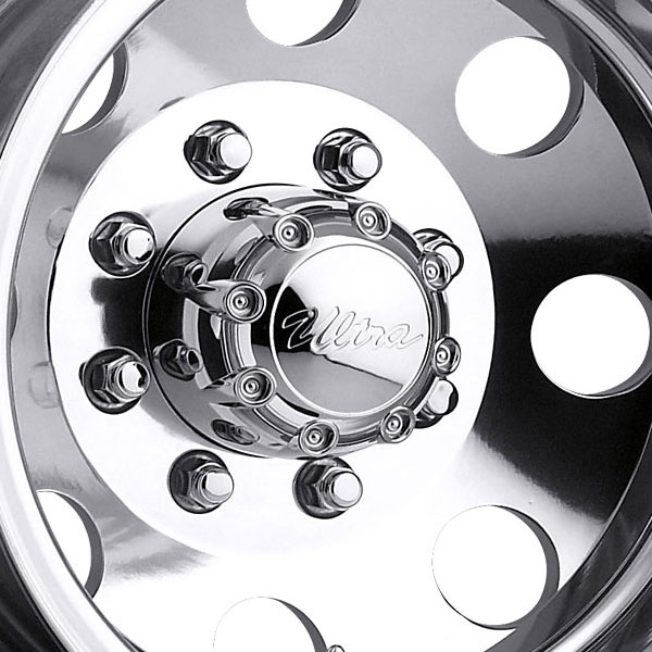 Ultra 002 Dually Rear Polished Wheels | 4WheelOnline.com