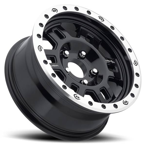 398 7873gbml0 Vision Off Road Manx 398 Gloss Black Machined Lip Wheels 4wheelonline Com