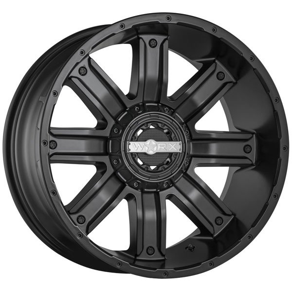 Worx 813SB Destroyer Satin Black w Satin Clear Coat Wheels