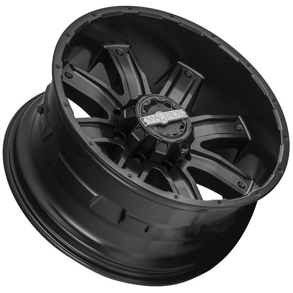 Worx 813SB Destroyer Satin Black w Satin Clear Coat Wheels