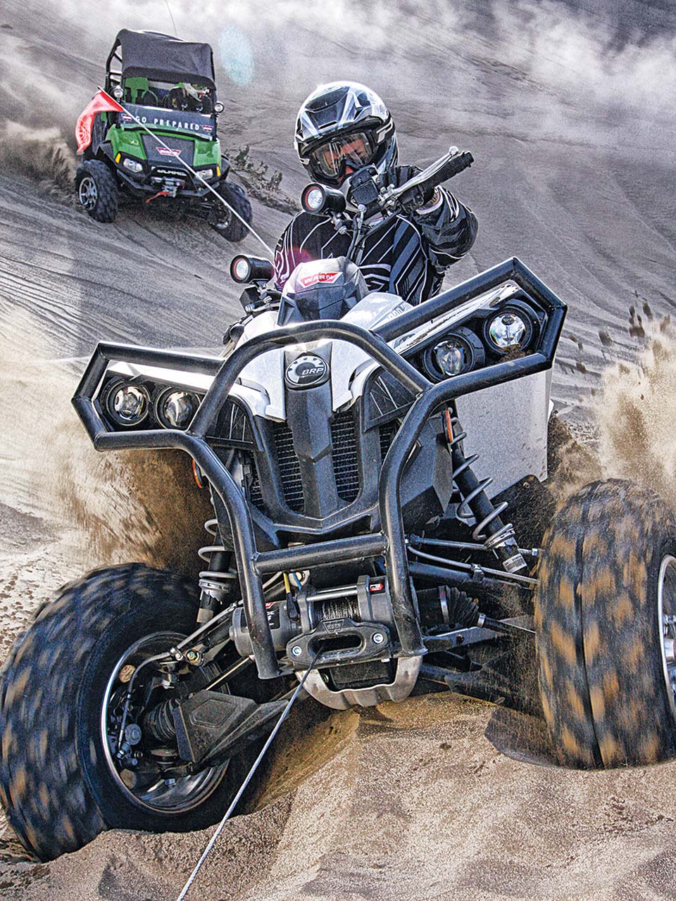 atv with a winch