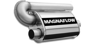 Magnaflow 5x8 24/" Oval Straight Through Muffler 3/" In//Out Center//Center 12279