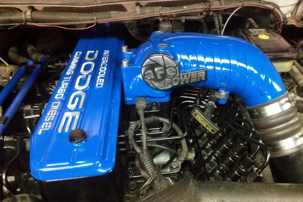Dodge blue Cold air intake