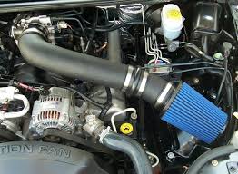 Intake system on a car