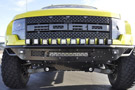 ADD Race Series-R Front Bumper on a Neon Green Ford Raptor