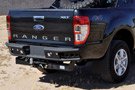 Dimple Rear Bumper on a black Ford Ranger